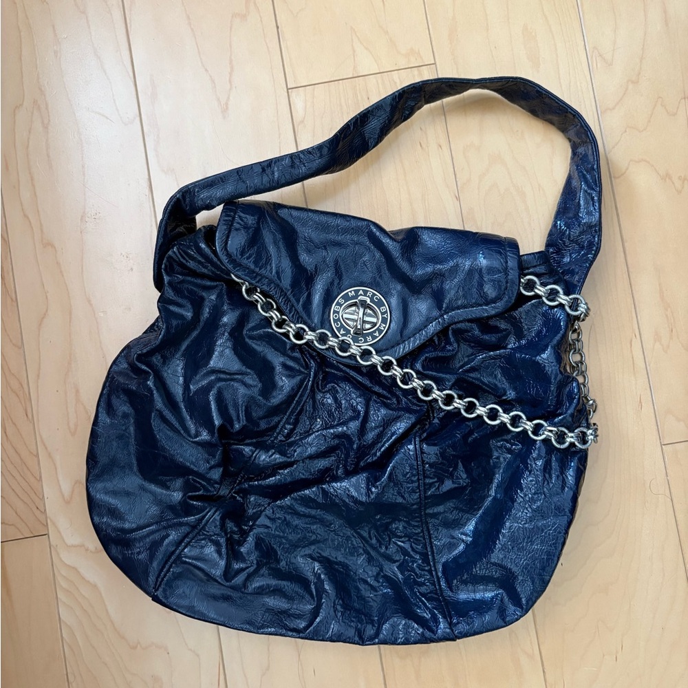 Marc Jacobs leather bag with chain details